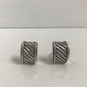David Yurman Vintage Cigar Band Earrings